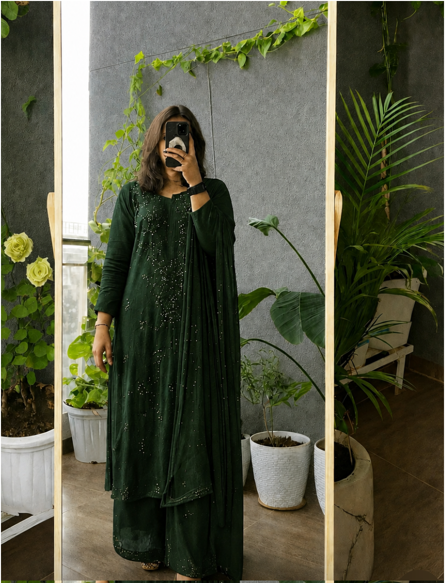 Handcrafted Premium Viscose Suit Set