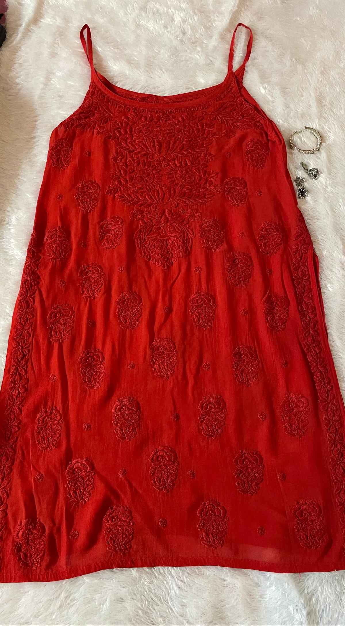 Humaira Noodle Strap 3D viscose Kurti