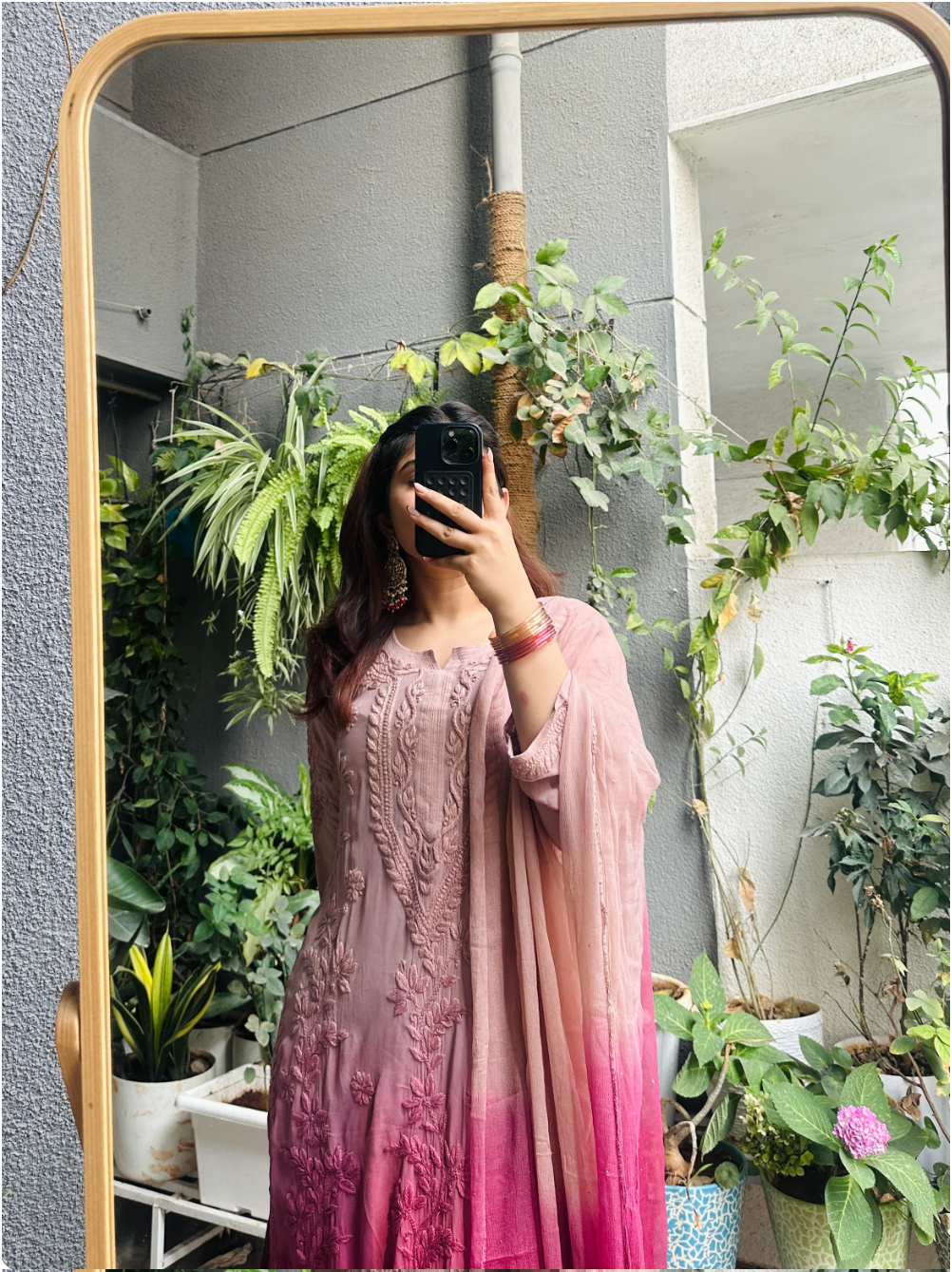 Misti Doi Chikankari 3D Handembroidred Suit Set