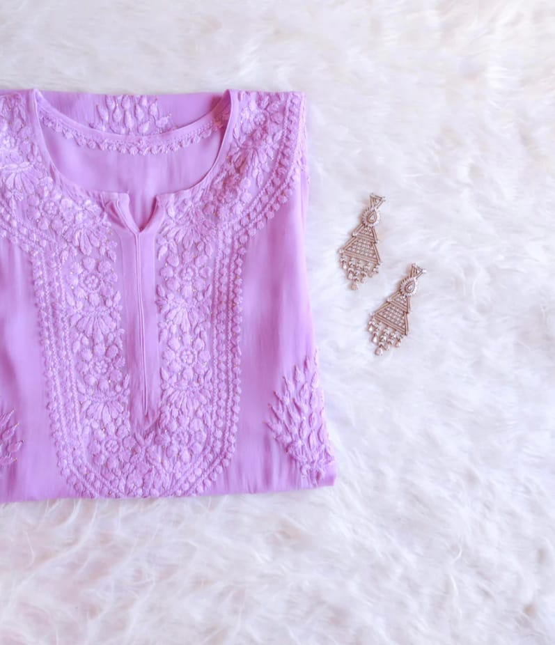 Humaira Luxe 3D Handembroidred Mukaish Chikankari Set
