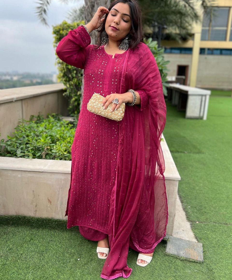 Reshma Premium Viscouse Jaal Mukaish Set