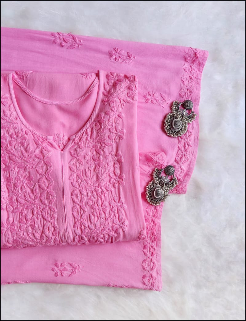 Nyra Modal cotton chikankari Co-ord set