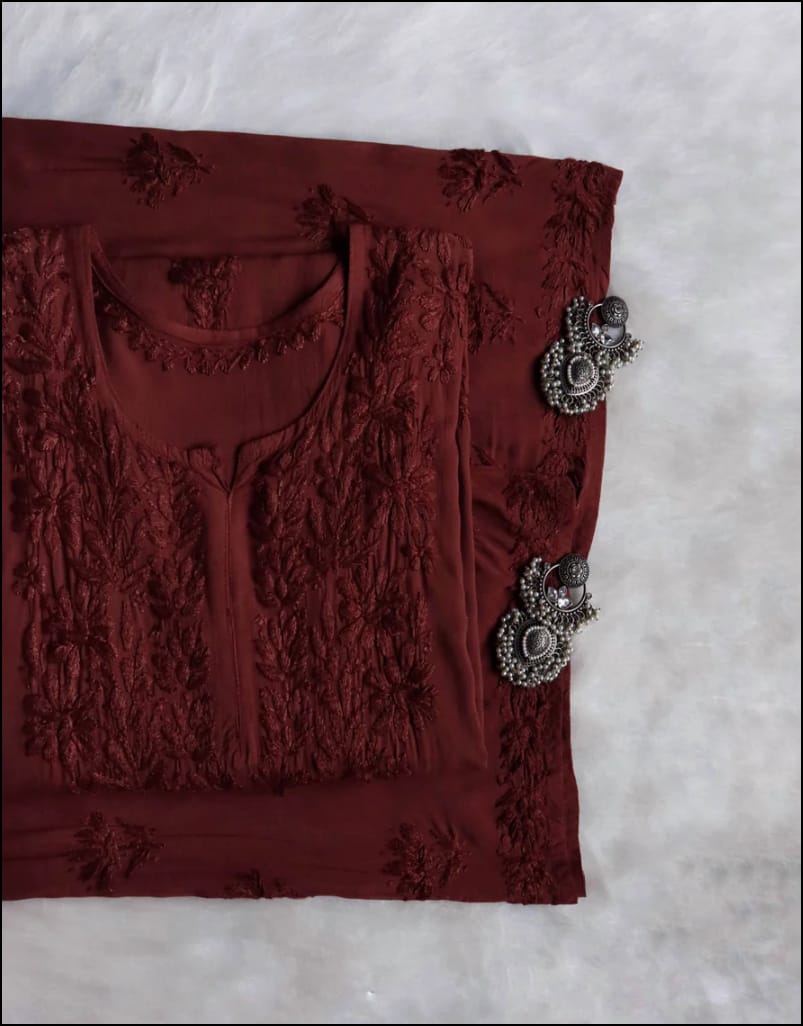 Nyra Modal cotton chikankari Co-ord set
