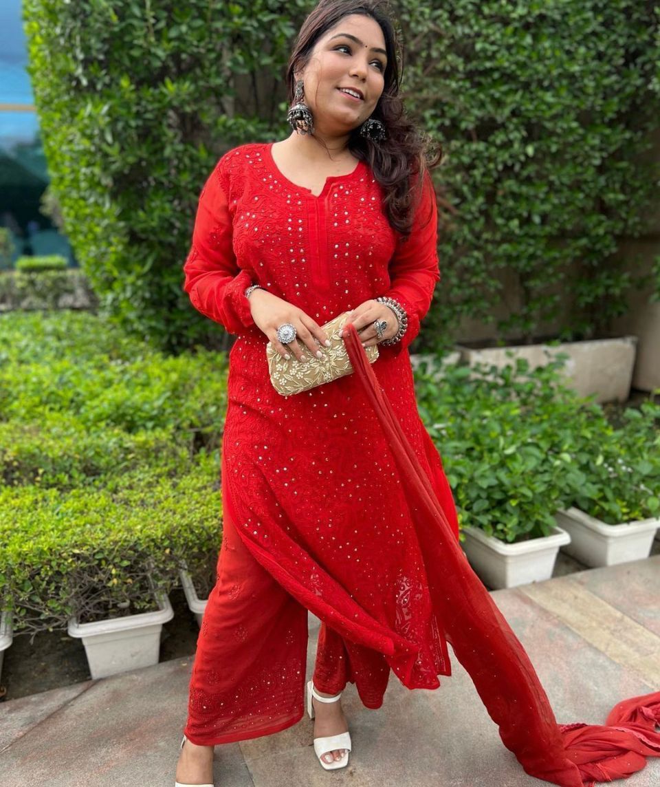 Reshma Premium Viscouse Jaal Mukaish Set