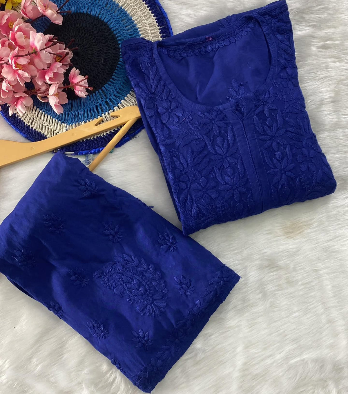 Chaynika Modal Cotton Chikankari Cord Set