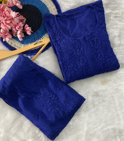 Chaynika Modal Cotton Chikankari Cord Set