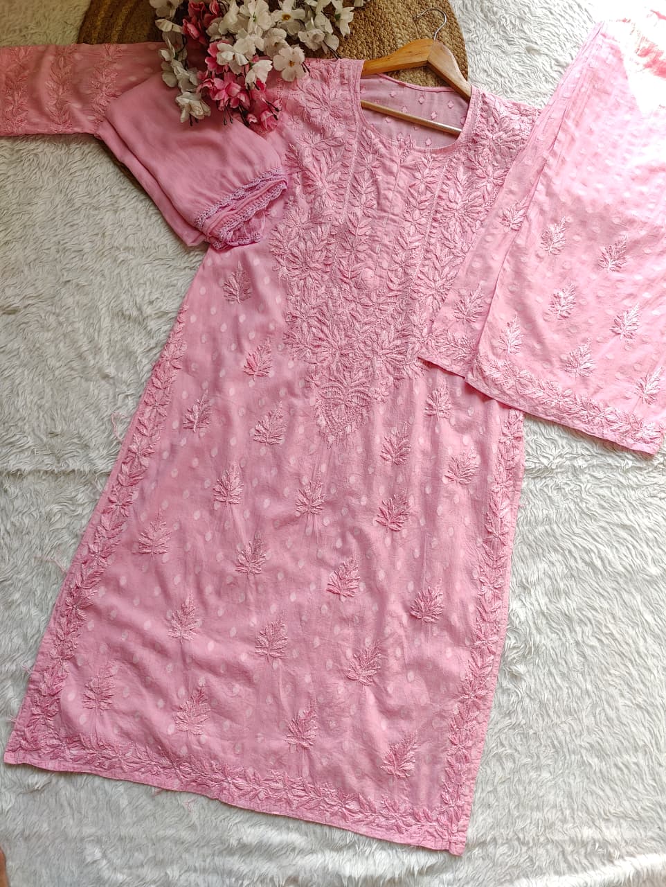 Aliya Dobby Cotton Handembroidred Full Set