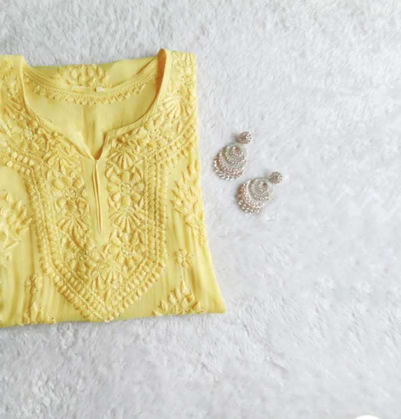 Humaira Luxe 3D Handembroidred Mukaish Chikankari Set