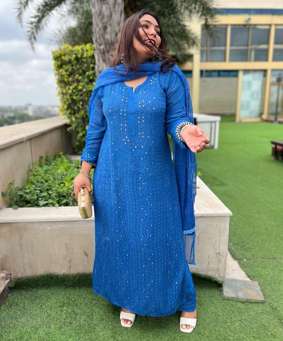 Reshma Premium Viscouse Jaal Mukaish Set