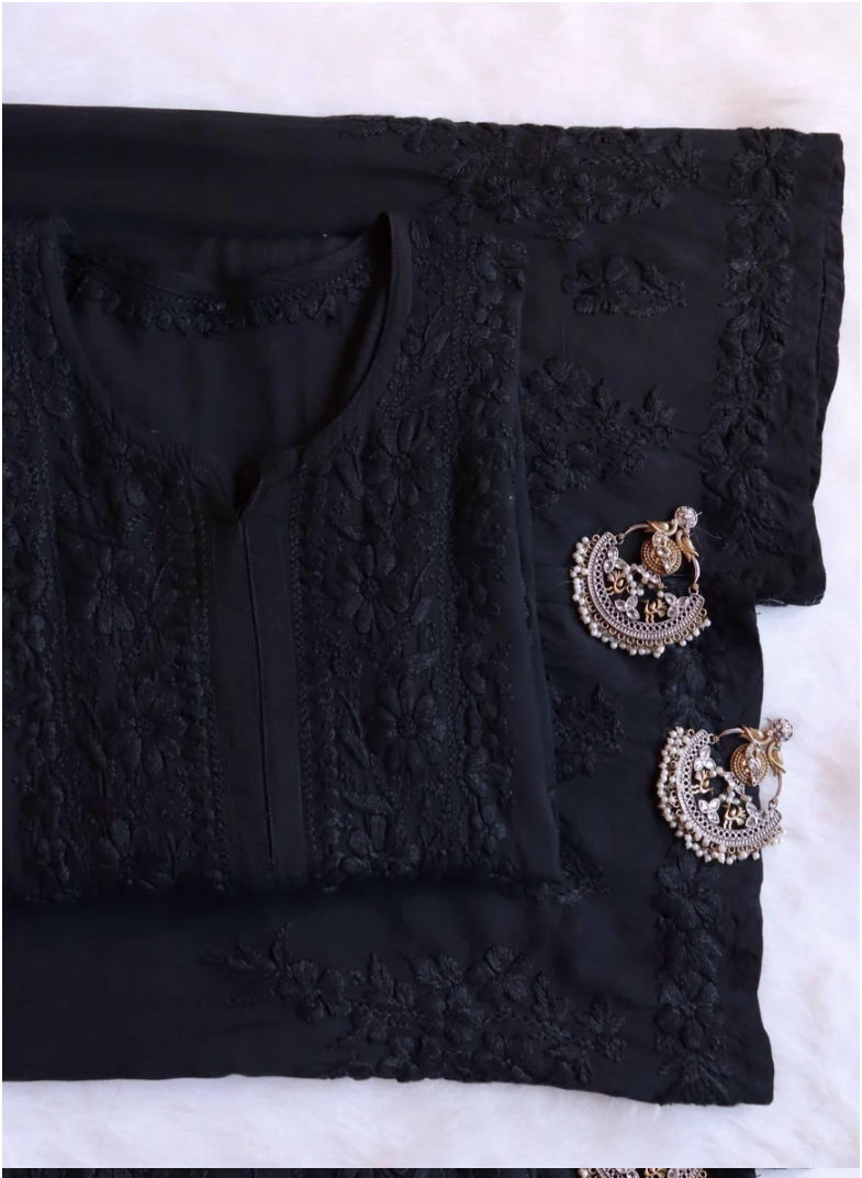 Nyra Modal cotton chikankari Co-ord set