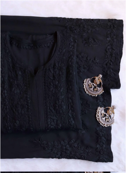 Nyra Modal cotton chikankari Co-ord set