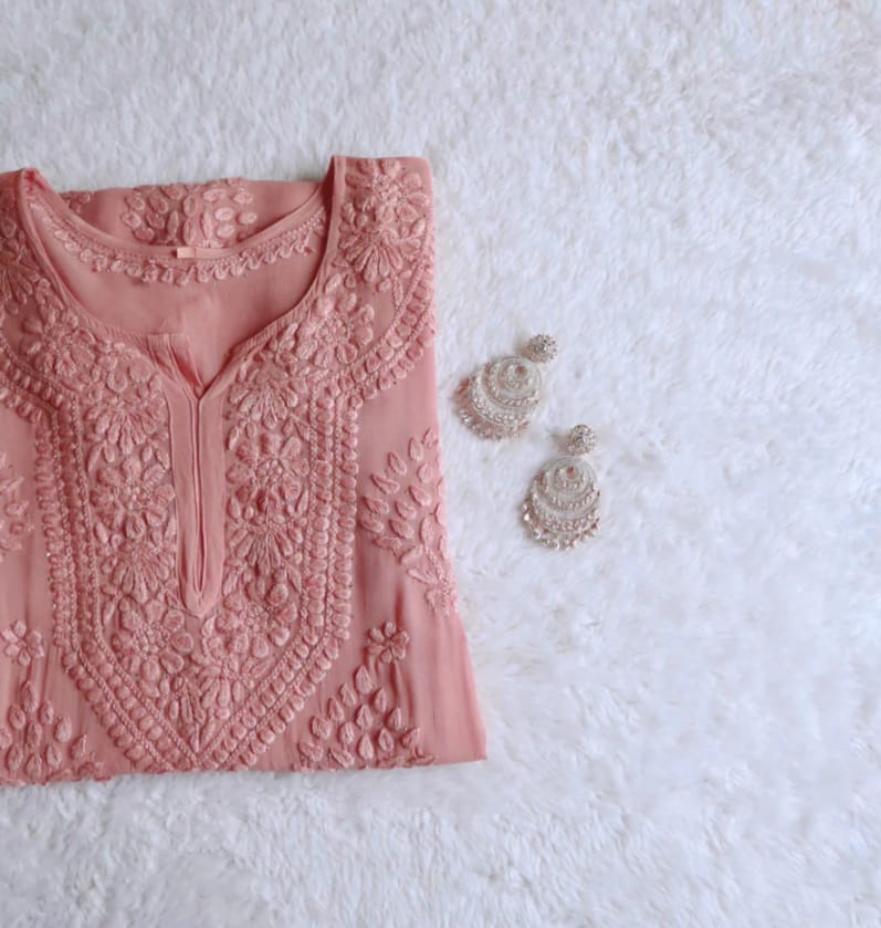 Humaira Luxe 3D Handembroidred Mukaish Chikankari Set