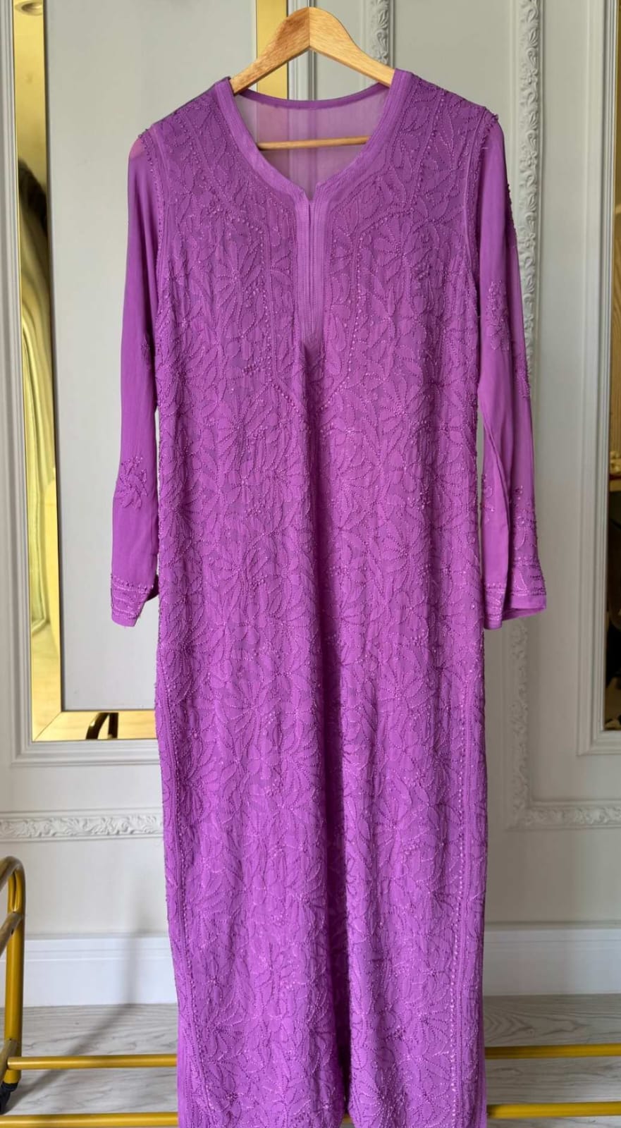 Fazera Luxe Pure Viscose Full Jaal Chikankari  Sets