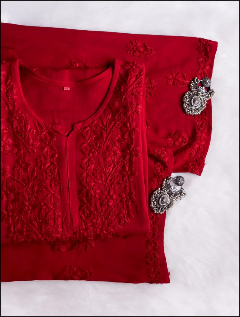 Nyra Modal cotton chikankari Co-ord set