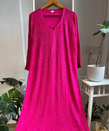 Fazera Luxe Pure Viscose Full Jaal Chikankari  Sets
