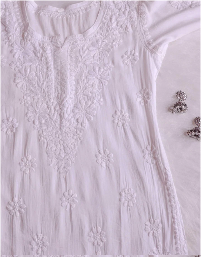 Nyra Modal cotton chikankari Co-ord set