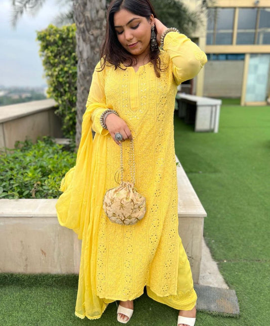 Reshma Premium Viscouse Jaal Mukaish Set