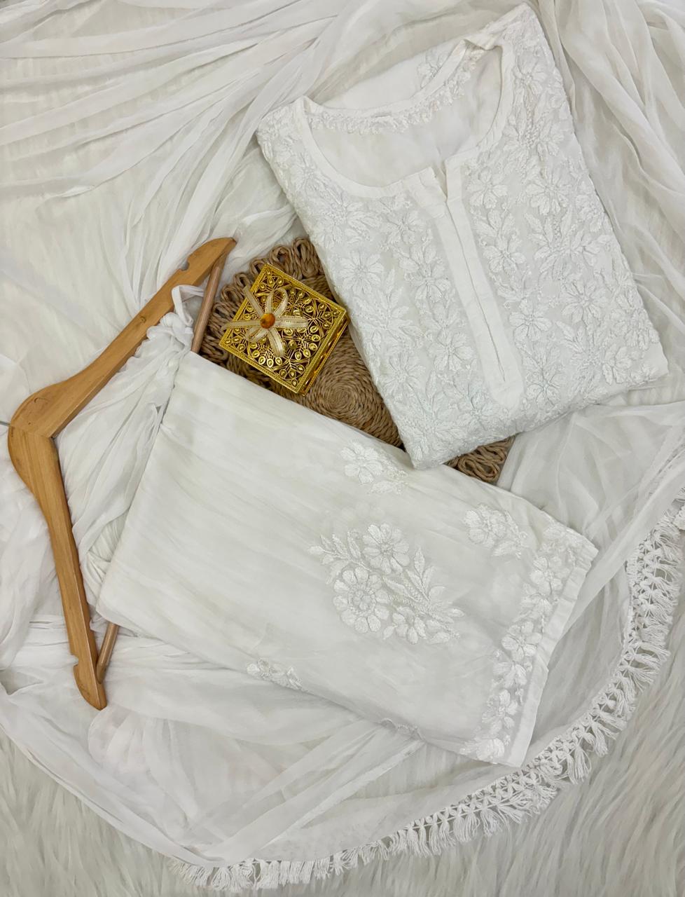 White Pure Modal Cotton Set