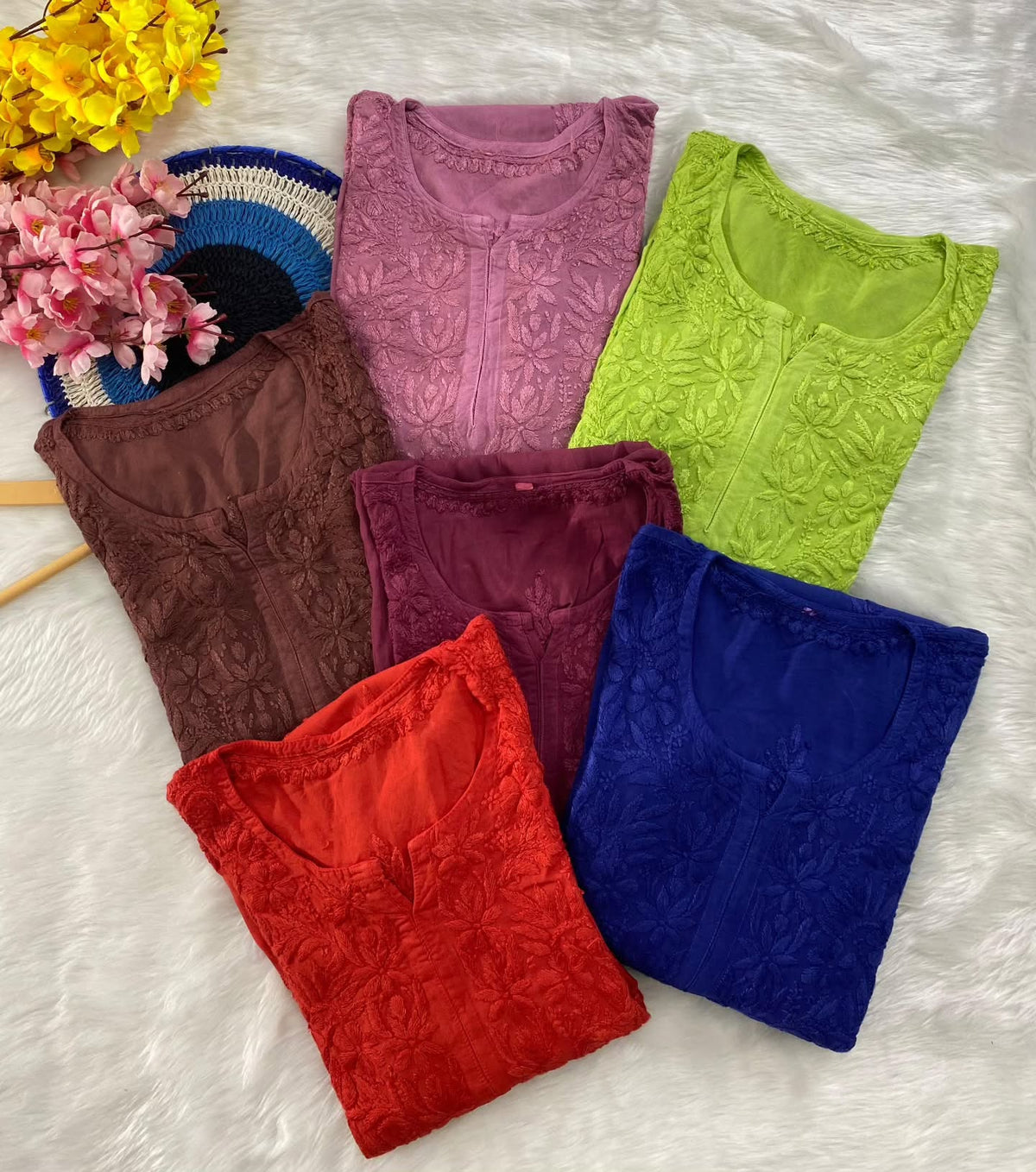 Chaynika Modal Cotton Chikankari Cord Set