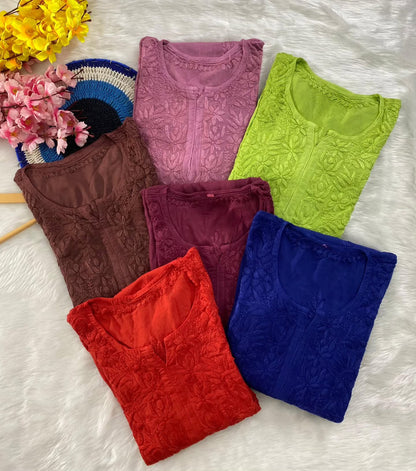 Chaynika Modal Cotton Chikankari Cord Set