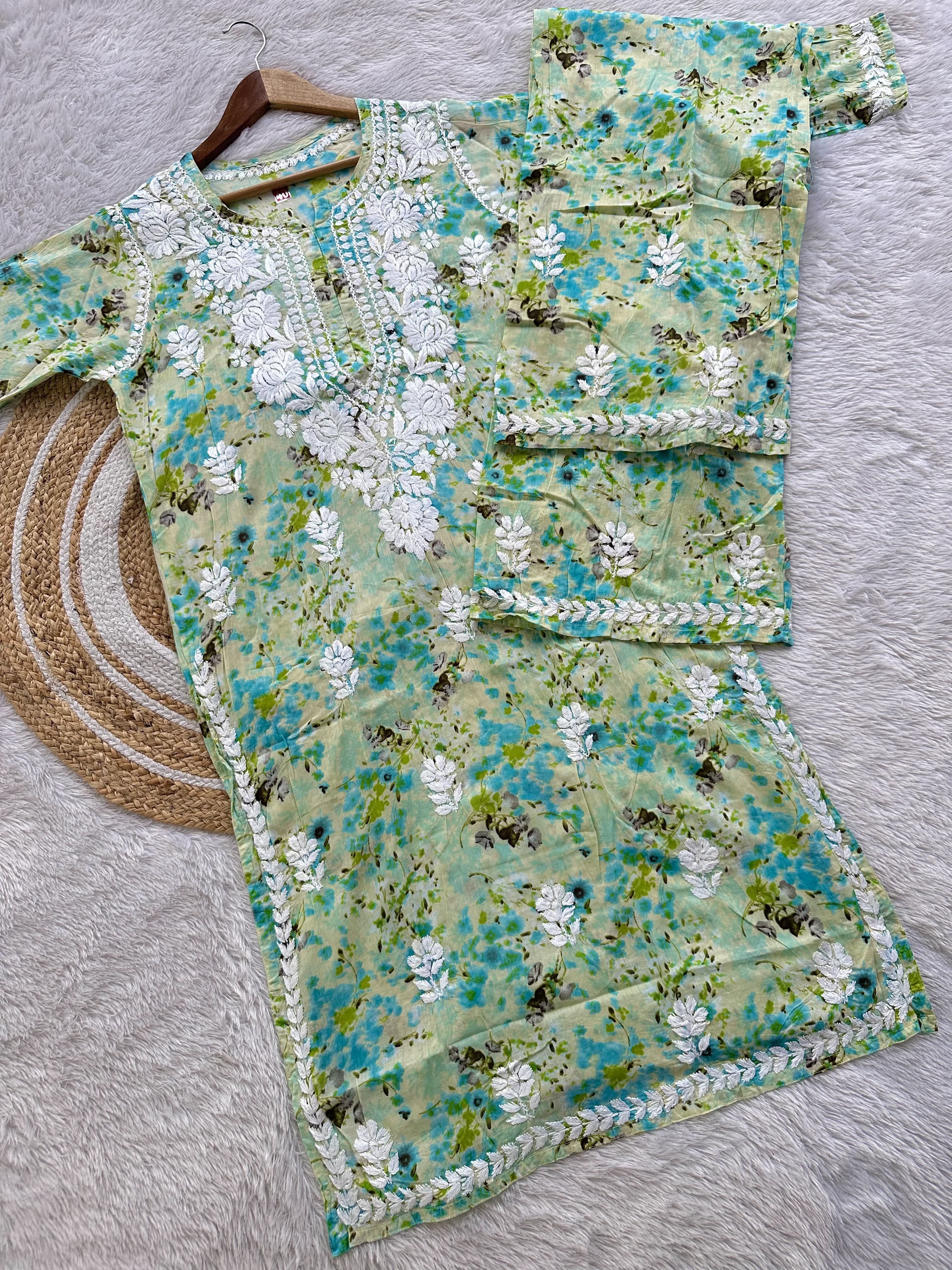 Ayzel Mulmul Cotton Co-ord Set