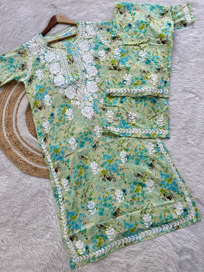 Ayzel Mulmul Cotton Co-ord Set