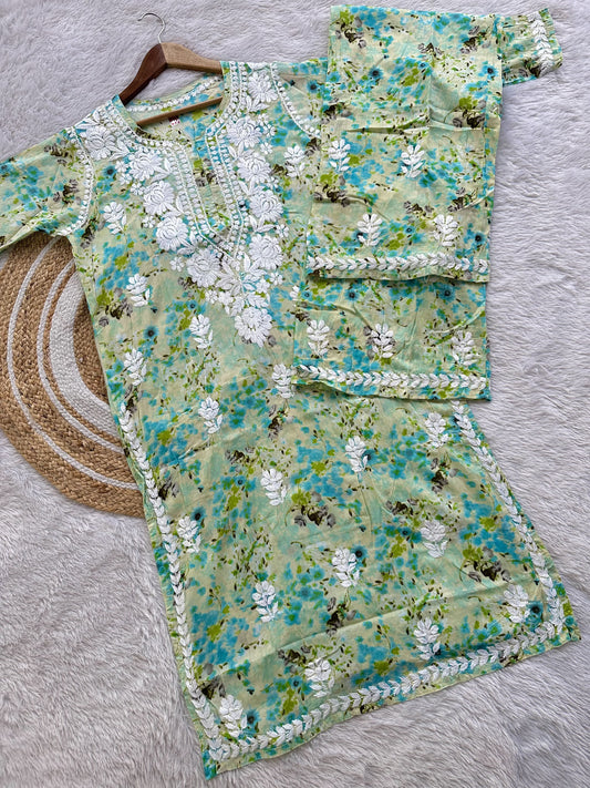 Ayzel Mulmul Cotton Co-ord Set